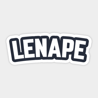 LENAPE Sticker